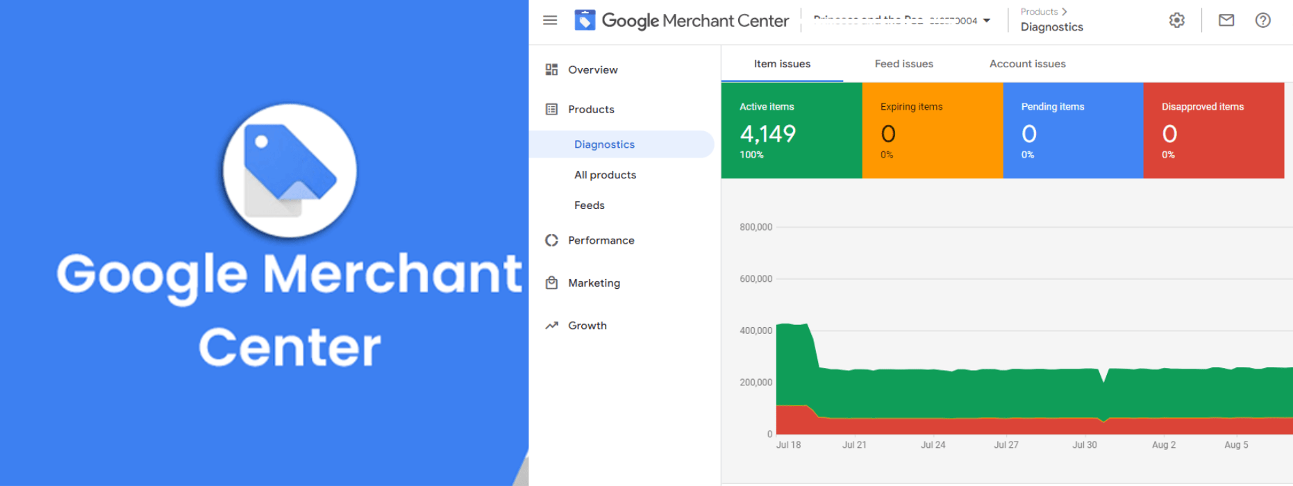 Fix google merchant center suspension